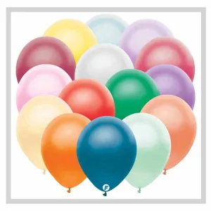 12" Pearl Assorted Latex Balloons (100 Pack)