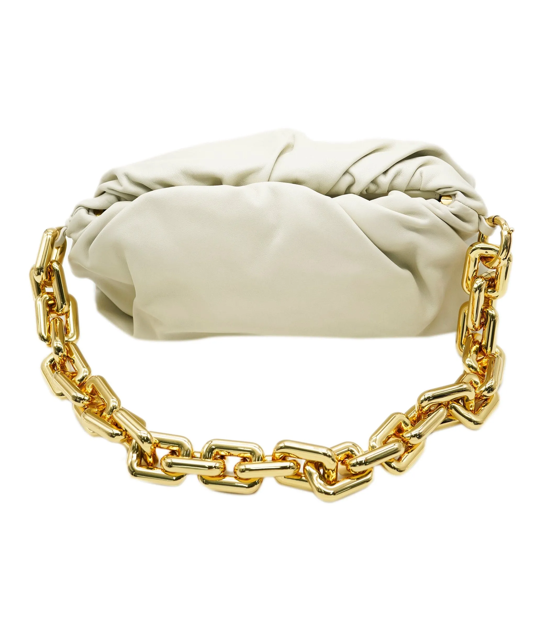 Bottega chain off white bag with GHW  - AJC0412