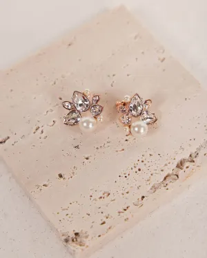 Brigetta Earrings - Rose Gold