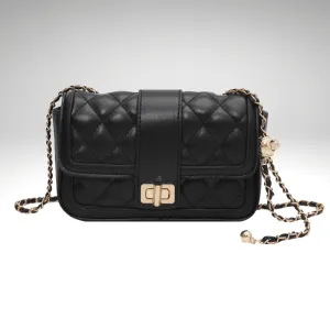 Chain Strap Clasp Shoulder Bag