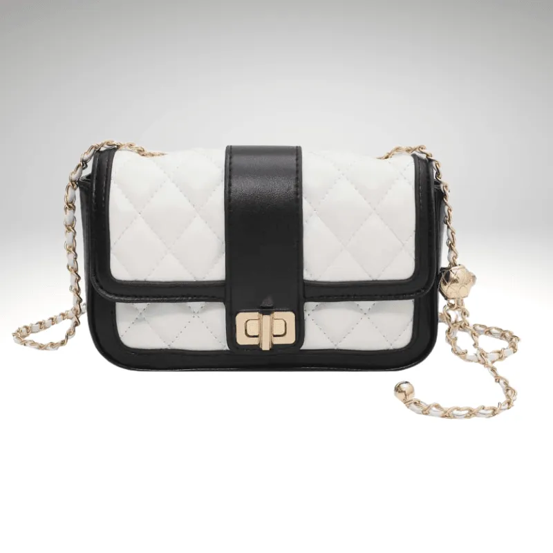 Chain Strap Clasp Shoulder Bag
