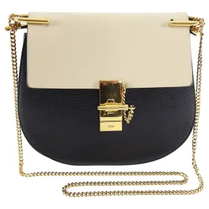Chloe Drew Small Bicolor Chain Strap Shoulder Bag