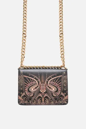 CROSSBODY BOX BAG WITH CHAIN NOUVEAU NOIR