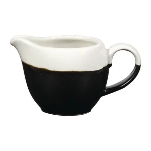 DY171 Churchill Monochrome Profile Jugs Onyx Black 110ml (Pack of 4)