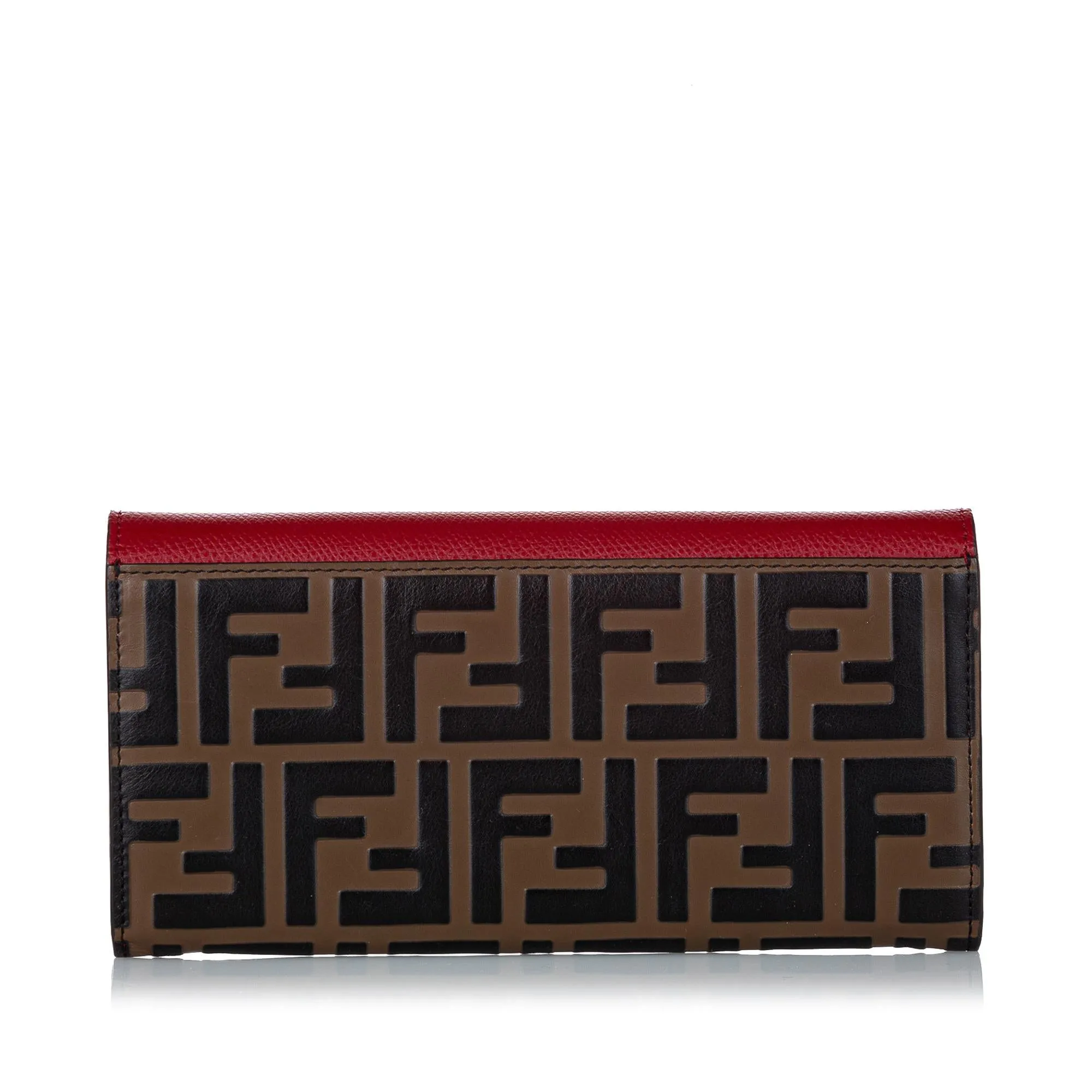 Fendi F is Fendi Zucca Leather Wallet on Chain (SHG-29267)