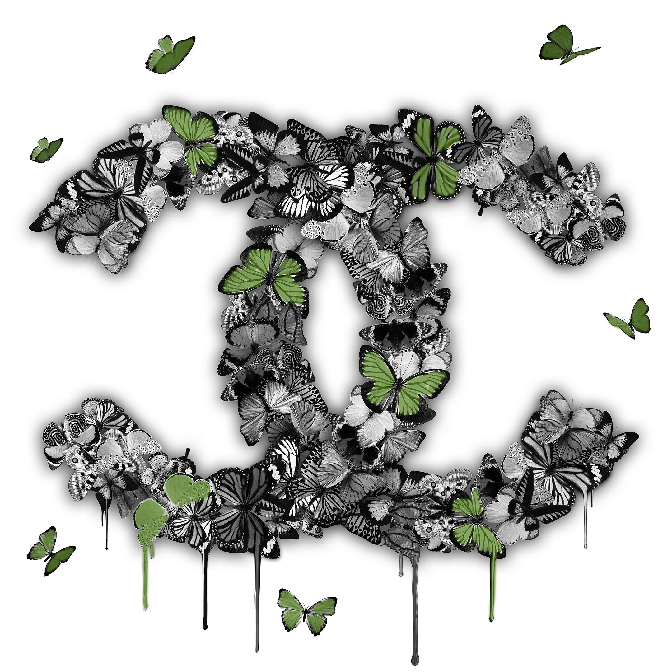 GATHER TOGETHER MONOCHROME & GREEN
