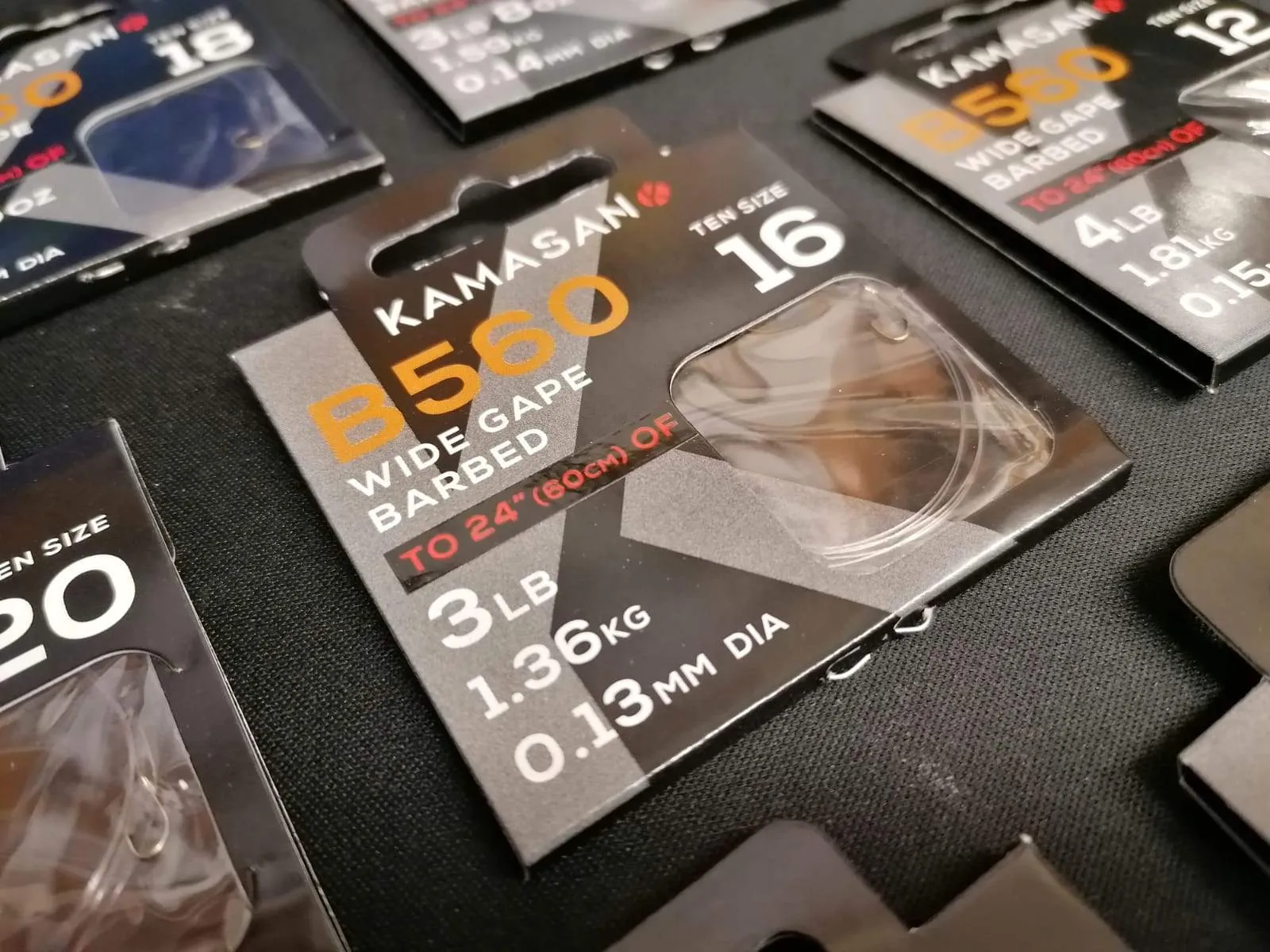 Kamasan B560 Barbed Hooks To Nylon