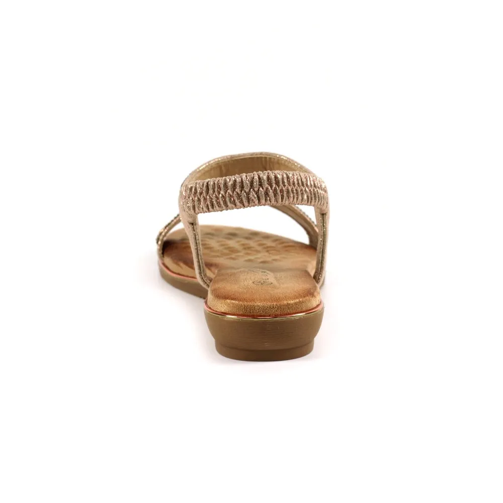 Lunar JLH218 Esta Rose Gold Womens Sandals