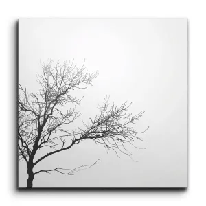 Monochrome Minimalist Tree Art
