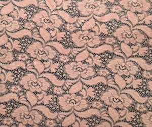 NYLON FLORAL "ZIA" STRETCHED LACE KNIT<br><h6>14-BLUSH<br>LACE22-YZ</h6>