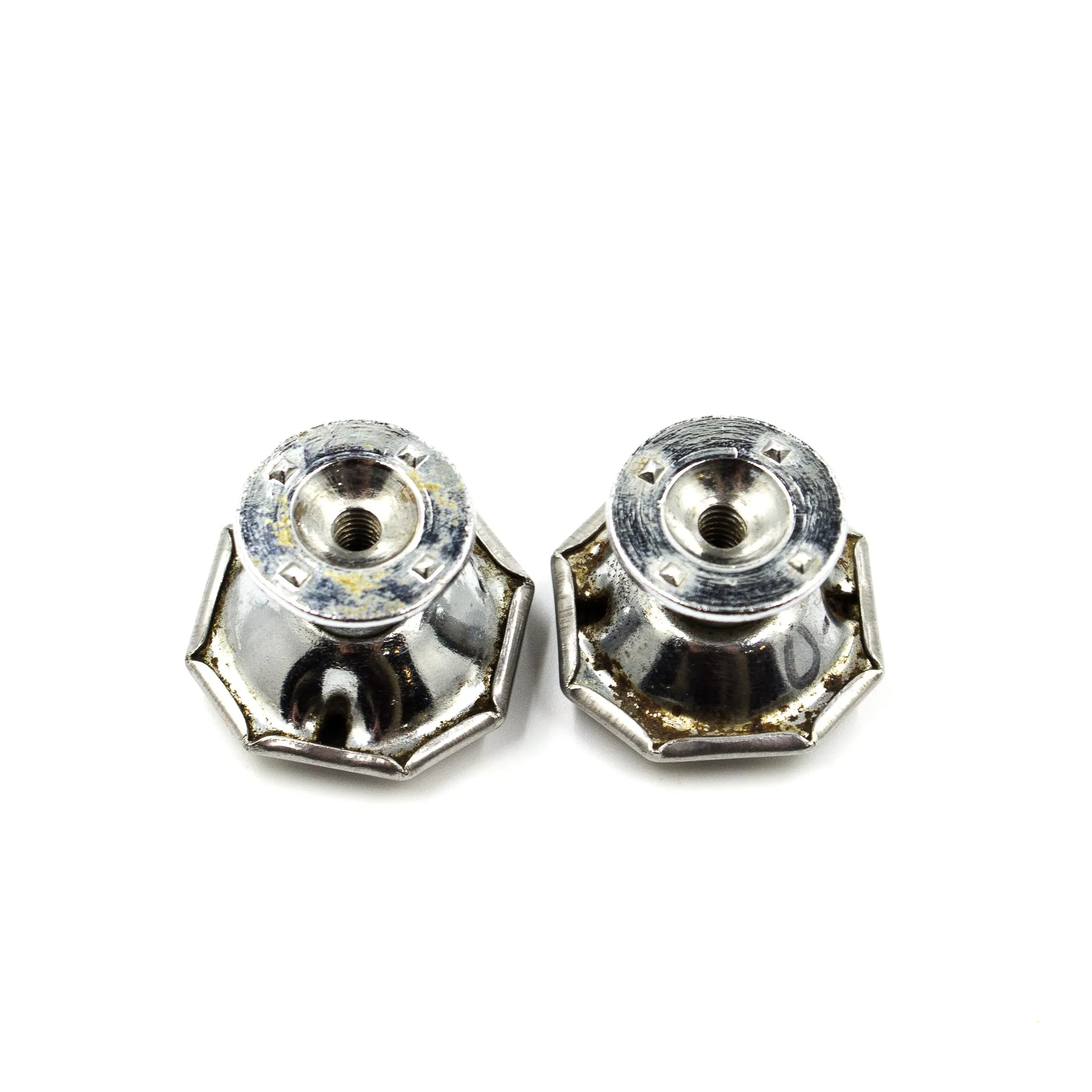 Octagonal Deco Double Stripe Knobs
