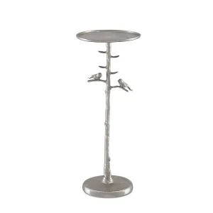 Piaf Silver Drinks Table