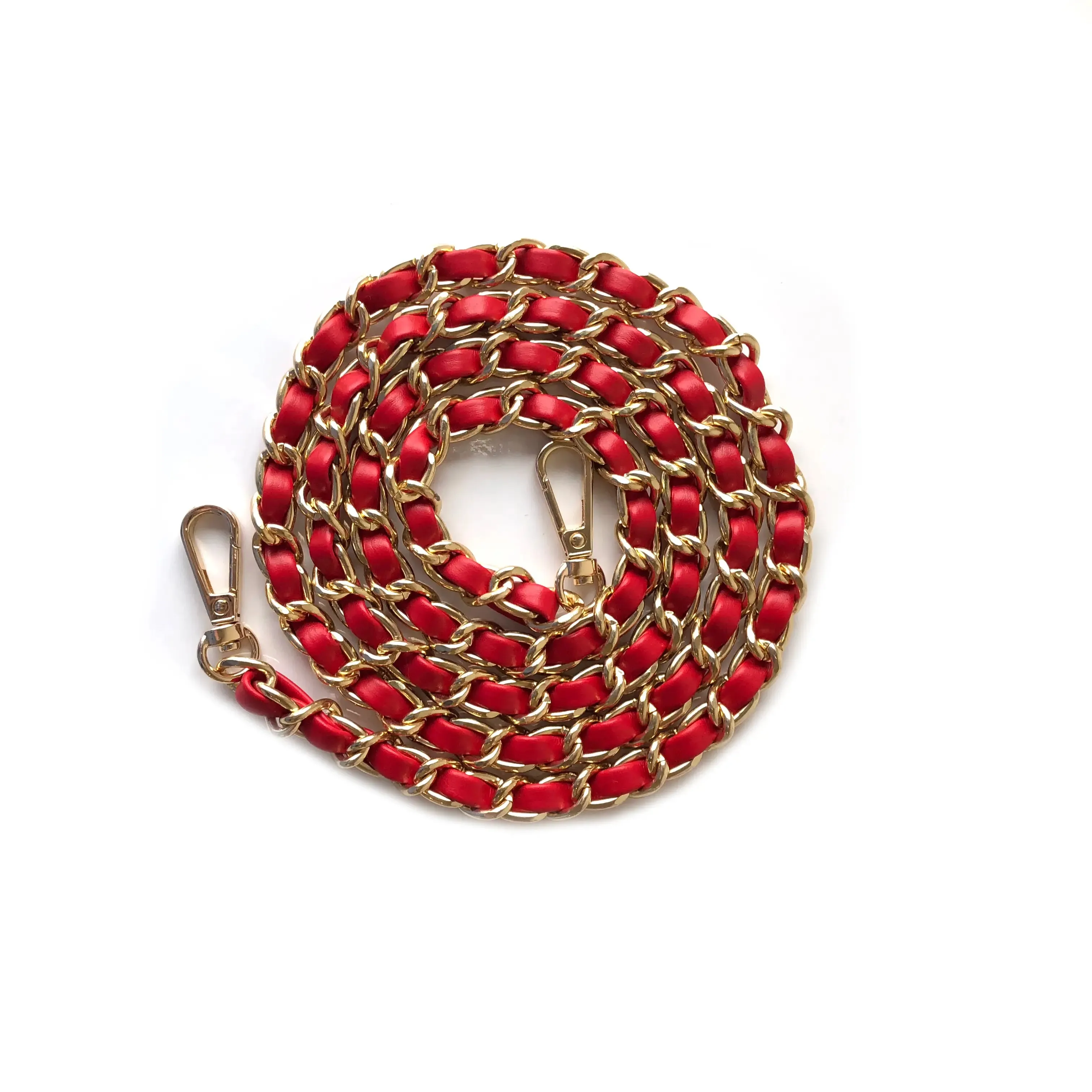 Red Chain Mail Bag Strap
