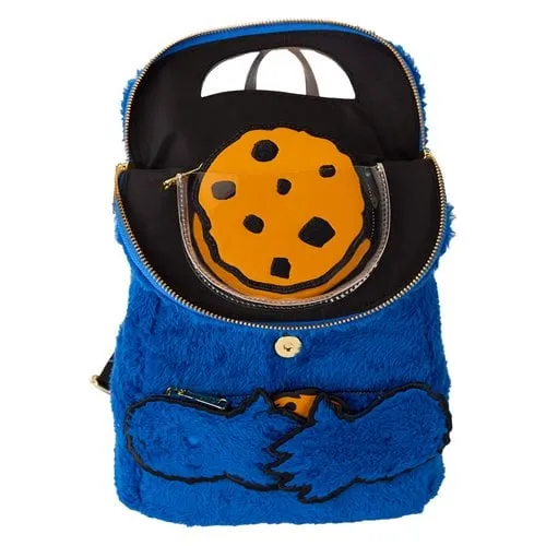 Sesame Street™  Loungefly™ Cookie Monster™  Plush Mini-Backpack with Coin Purse