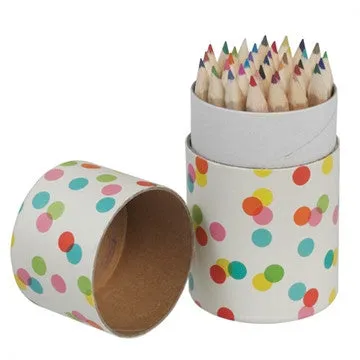 Set of 36 Confetti Design Colouring Pencils