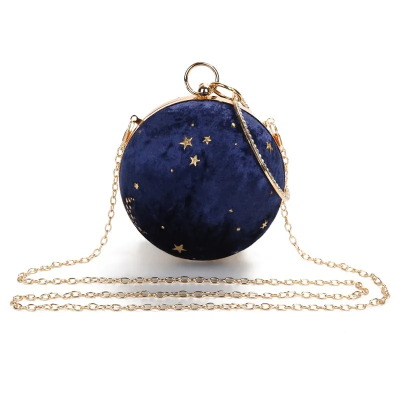 Starry Sky Round Ball Bag