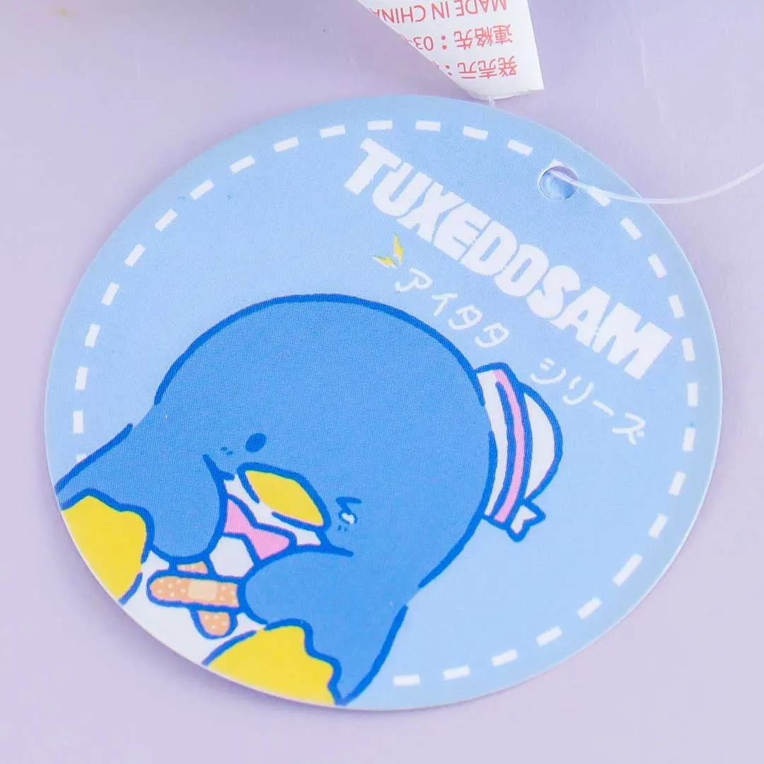 Tuxedosam Plushie Charm With Cross Bandage