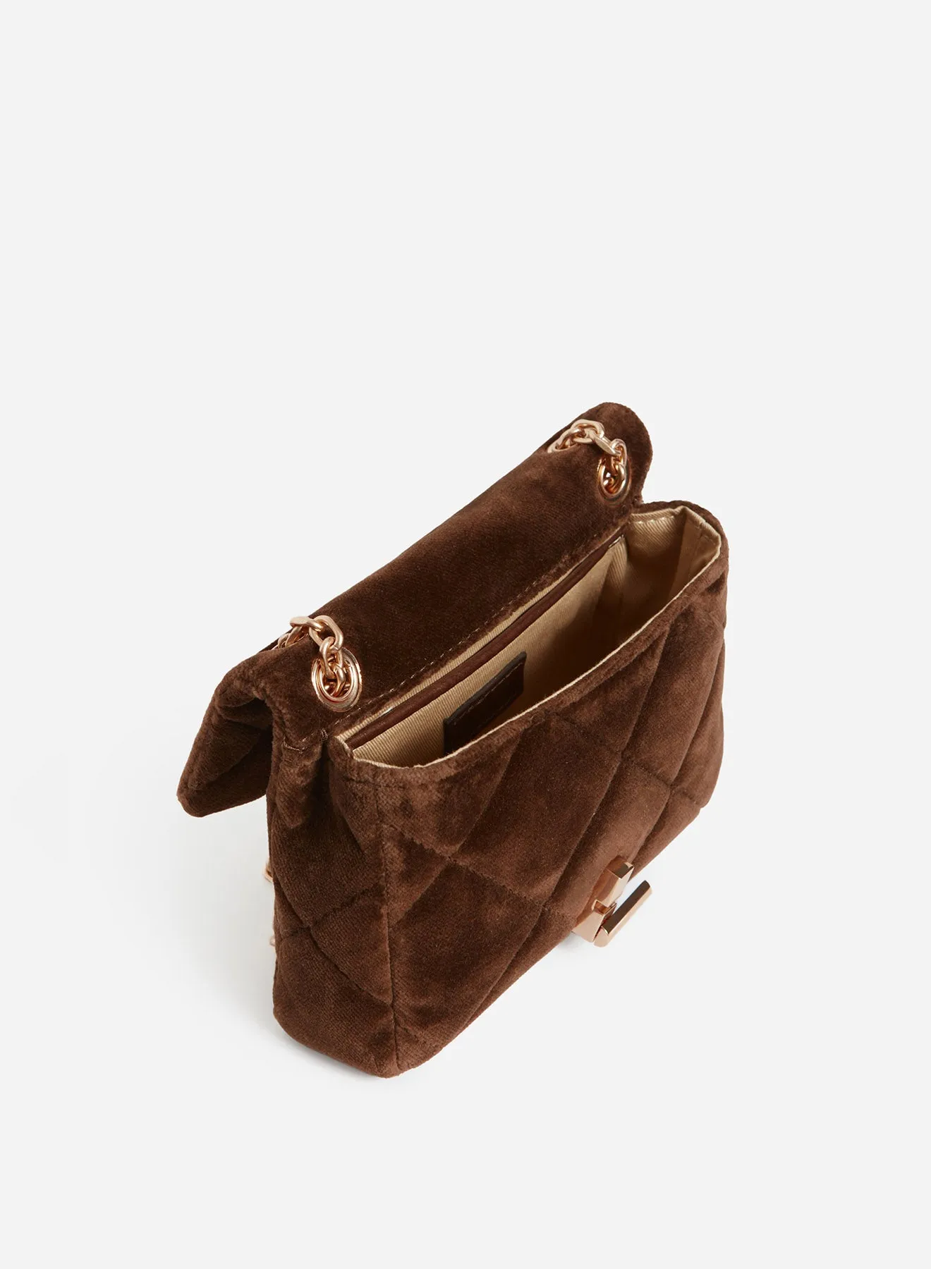 VANESSA BRUNO - Nano Moon Handbag - Brown