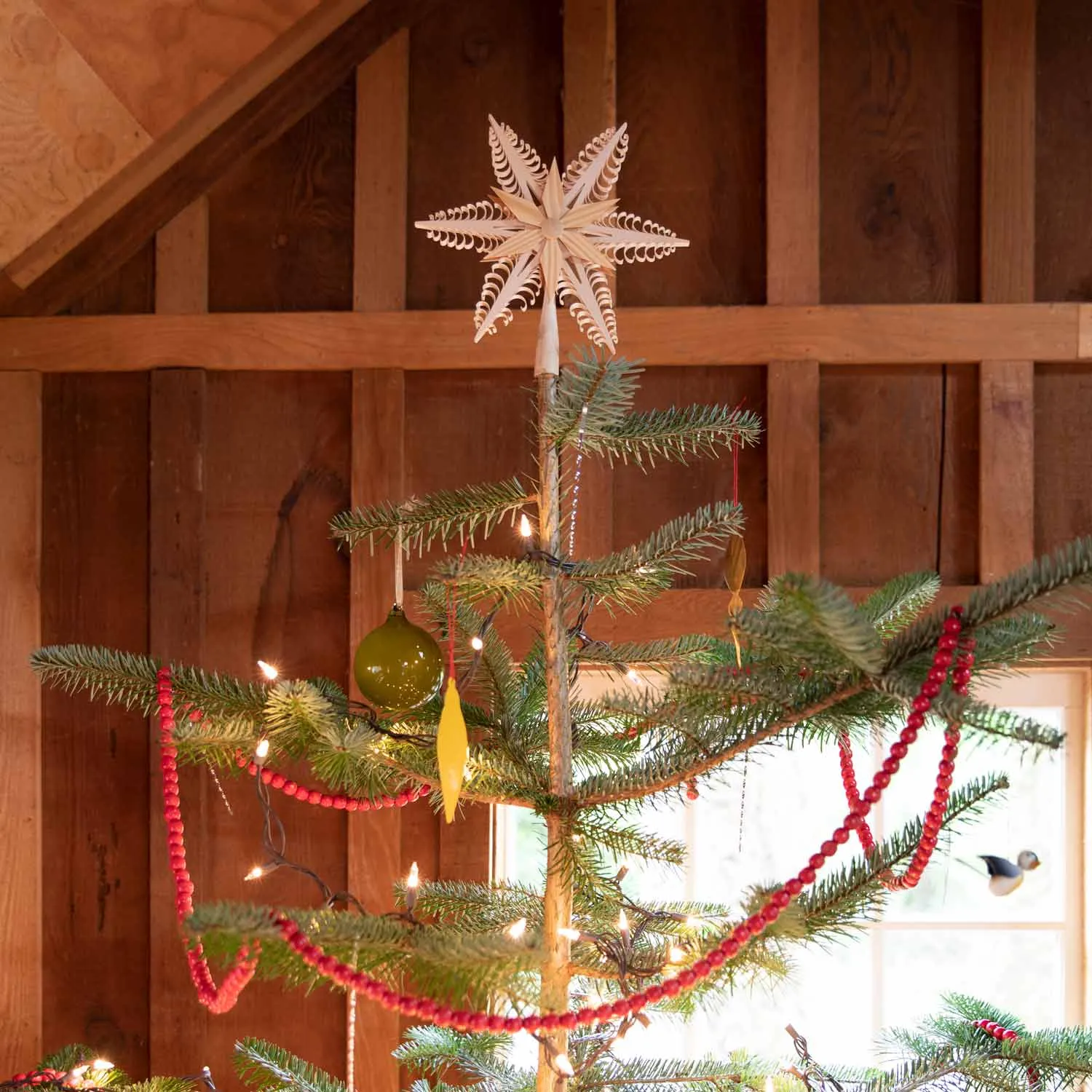 Wooden Folk Art Tree Topper